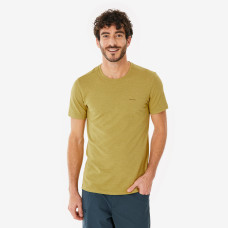 Men's T-Shirt NH500 Fresh Rec Golden Khaki