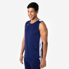 Men's/Women's Sleeveless Basketball Shirt Tank 100 - Navy