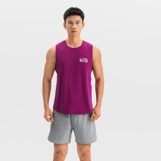 MEN STRENGTH TRAINING TANK 500-magenta purple MEN STRENGTH TRAINING TANK 500-magenta purple