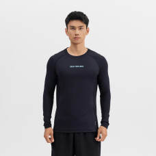 Men training long-sleeved t-shirt-smoked black Men training long-sleeved t-shirt-smoked black