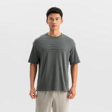 TRAINING MEN COOLMAX?? COOLING T-SHIRT, ash khaki green