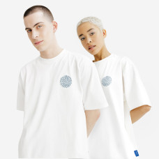 Unisex casual graph t-shirt, white Unisex casual graph t-shirt, white