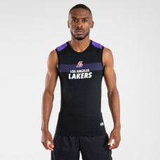 Adult Sleeveless Basketball Base Layer Jersey - NBA Los Angeles Lakers/Black
