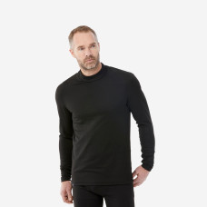 MEN'S SKI BASE LAYER TOP - BL 500 - BLACK MEN'S SKI BASE LAYER TOP - BL 500 - BLACK