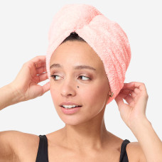 Swimming Soft Microfibre Hair Towel - Light Pink