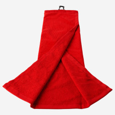 Tri-Fold Golf Towel - Red