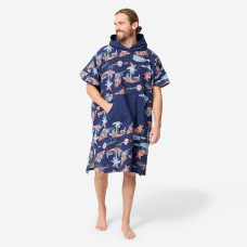 Adult Surf Poncho from 150 cm - 500 Stories blue