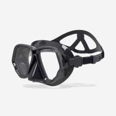 Anti-fog diving mask, MASK 500 DUAL ANTI-FOG Black Grey