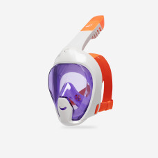 Kids' Easybreath surface mask XS (6-10 years) WITH BAG.PURPLE tinted lens