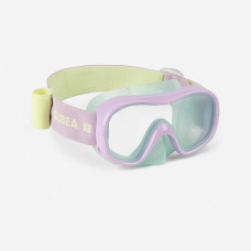 Kids' Mask SUBEA SNK 520 - Mauve and Pastel Mint