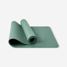 Light Yoga Mat 185 x 61 cm x 5 mm - Green