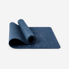 Light Yoga Mat 185 x 61 cm x 5 mm - Navy Blue