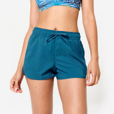 Women's surfing swim shorts - Tini petrol blue