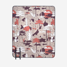 Comfort blanket for picnics and camping - 170 x 140 cm