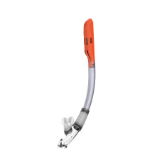 Dry diving snorkel with drytop valve system 100 DRY TOP translucent
