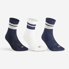 High Sports Socks Tri-Pack RS 500 - Blue/Beige/2 Lines