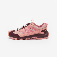 Kids' hiking boots, UK Jnr sizes 2.5-5, CROSSROCK LOW - Pink