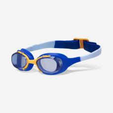 Kids' swimming goggles, Xbase blue tinted blue orange