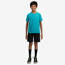 Kids' Unisex Plain Synthetic T-Shirt - Black