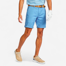 Men's golf chino shorts - MW500 Mediterranean blue