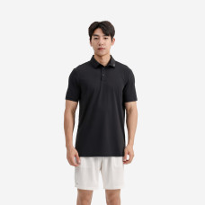 Men's golf synthetic breathable short-sleeved polo shirt - WW900 black