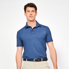 Men's golf synthetic breathable short-sleeved polo shirt - WW900 navy blue