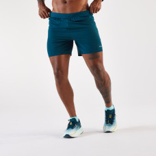 Men's Running Shorts - KIPRUN Run 500 Comfort - Teal blue