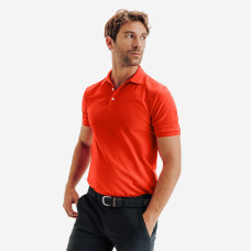 Men's short-sleeved golf polo shirt WW500 red