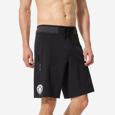 Men's surfing boardshorts long swim shorts 20', 900 Lnr ecl black