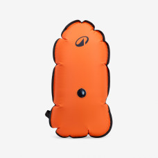 Open-water swimming buoy with outer net - OWS 100 orange