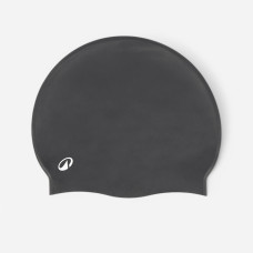 Silicone swim cap - black