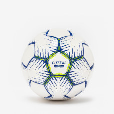 Size 3 Hybrid Futsal Ball - White/Blue/Neon Yellow
