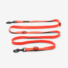 Tri-position Dog Lead - Orange