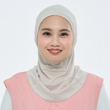 Women's multisports hijab - Kiprun - Light beige
