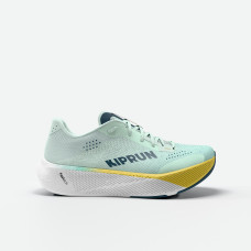 Women's road running shoes, Kiprun Kipride blue and yellow