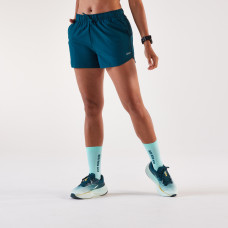 Women's Running & Trail Running Breathable Shorts-KIPRUN Run 500 Dry- Teal blue