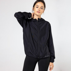 Women's windproof running jacket - KIPRUN Run 100 Wind - Black