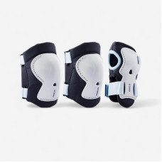 Kids' 2 x 3-Piece Inline Skating Scooter Skateboard Protective Gear Play - Blue Kids' 2 x 3-Piece Inline Skating Scooter Skateboard Protective Gear Play - Blue