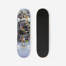 Kids' 7.25 Age 3 to 7 Skateboard Deck CP100 Mini Skatopia - Grey Kids' 7.25 Age 3 to 7 Skateboard Deck CP100 Mini Skatopia - Grey