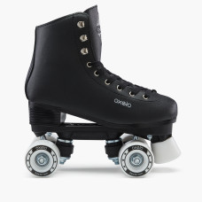 Kids' and Adult Artistic Roller Skating Quad Skates 100 - Black Kids' and Adult Artistic Roller Skating Quad Skates 100 - Black
