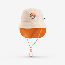 Kids' hiking hat, MH500 beige