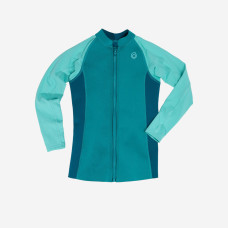 Kids' Long-Sleeved Neoprene Top 500 - Turquoise