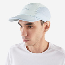 Unisex Running Cap - KIPRUN 5 Panels - Grey/green