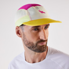 Unisex running cap, Kiprun - Pink/Yellow