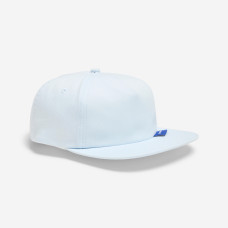 6-Panel cap with flat visor, blue