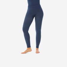 Women's thermal seamless ski tights, BL 500 - Navy blue Women's thermal seamless ski tights, BL 500 - Navy blue