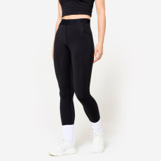 Women's Elasticated Waistband Training Leggings - Black