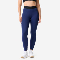 Women's Elasticated Waistband Training Leggings - Navy Blue