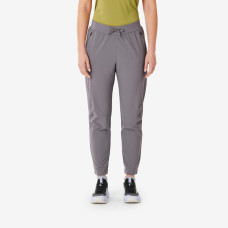 Women's hiking trousers, MH500 - Light grey