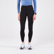 Women's Kiprun RUN 100 warm running leggings - black